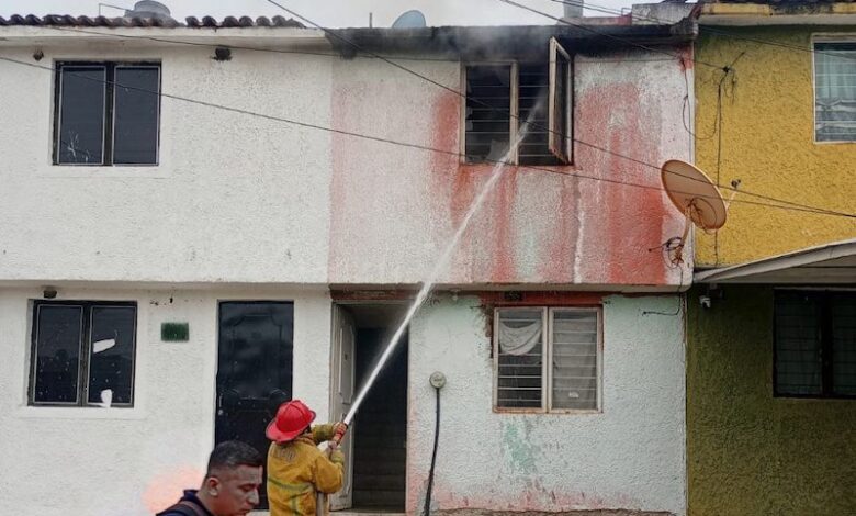 Incendio en casa