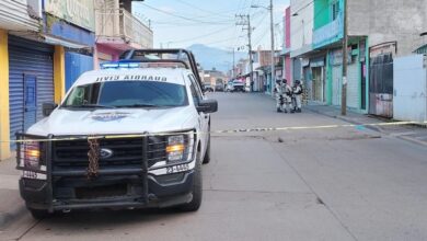Patrulla y zona acordonada