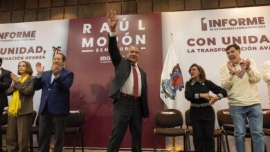 Raúl Morón en su Informe Legislativo