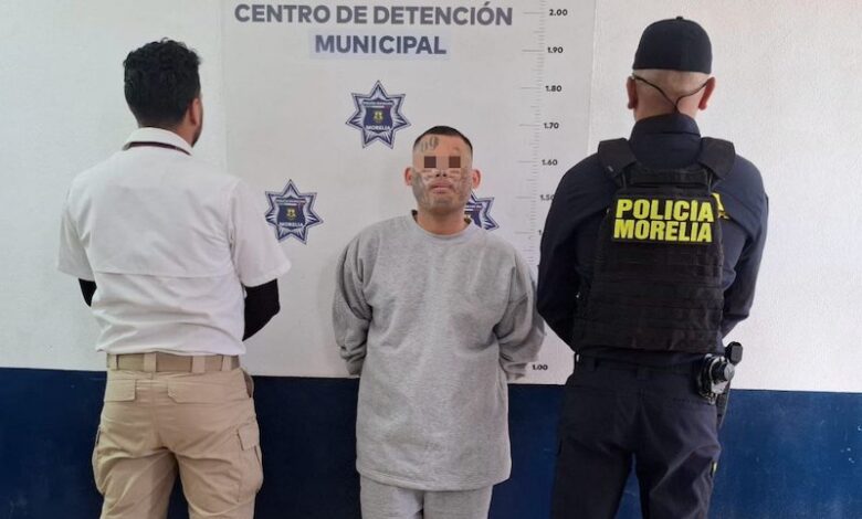 Detenido en Morelia