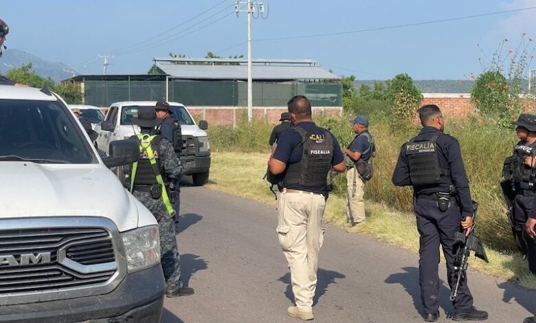Operativo de la FGE de Michoacán