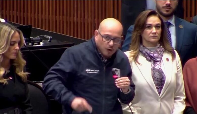 José Manuel Hinojosa en la Cámara de Diputados