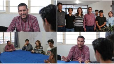 Hugo Servín atiende a estudiantes de Derecho