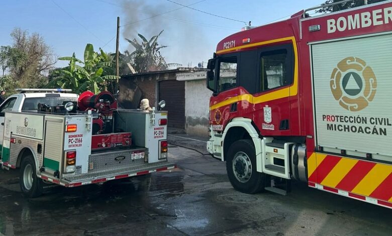 Morelia, incendio