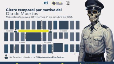 Día de Muertos, Morelia, vialidad