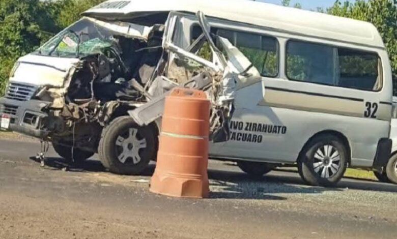 Zitácuaro, accidente vial