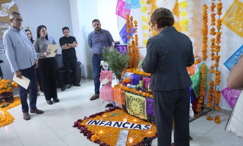 CEDH, altares de Día de Muertos