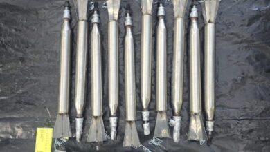 Explosivos asegurados