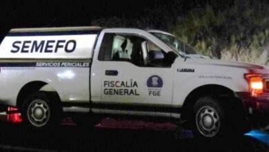 Camioneta del Semefo