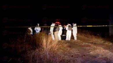 Zona acordonada por peritos