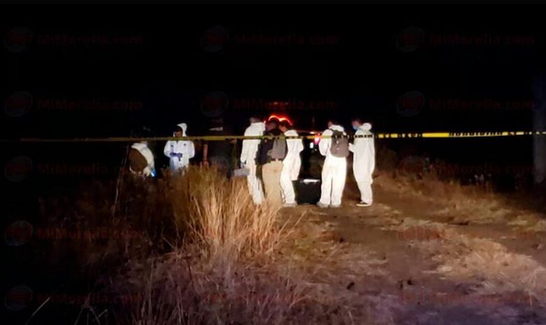 Zona acordonada por peritos