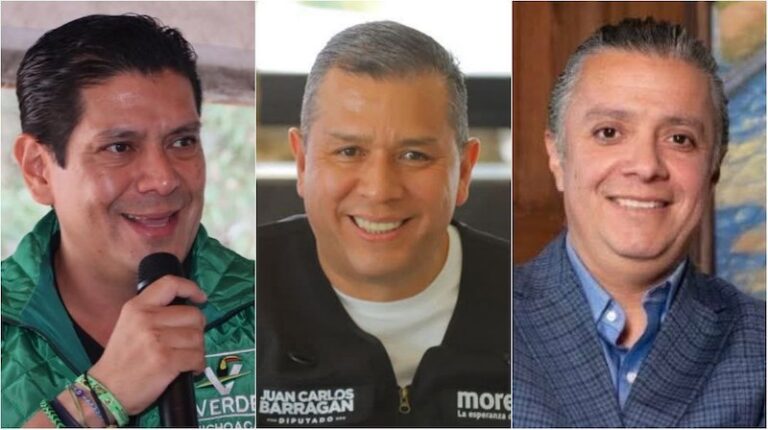 Ernesto Núñez, Juan Carlos Barragán y Luis Navarro