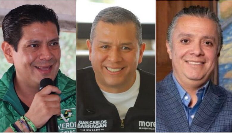 Ernesto Núñez, Juan Carlos Barragán y Luis Navarro