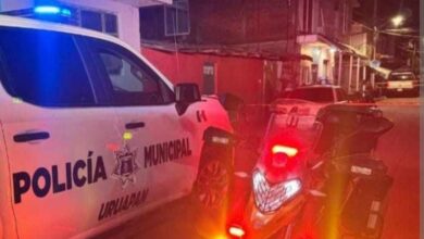 Patrulla de la Policía Municipal de Uruapan