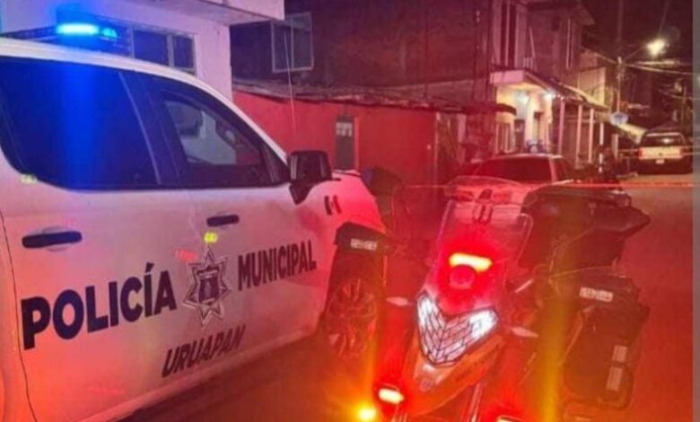 Patrulla de la Policía Municipal de Uruapan