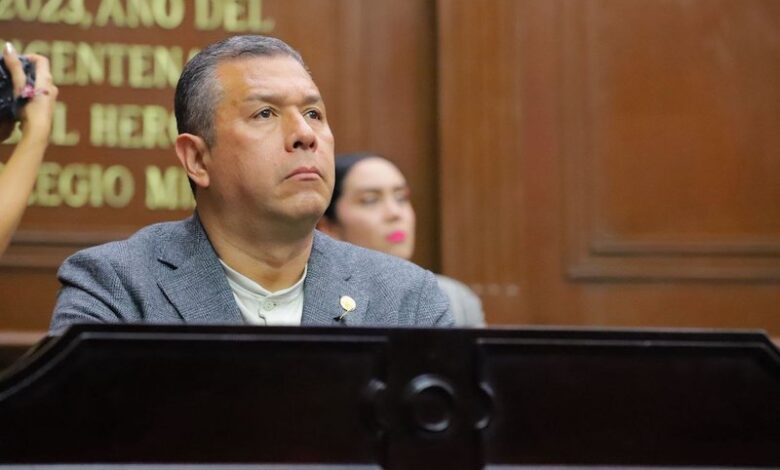 Juan Carlos Barragán en su curul