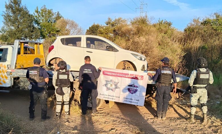 Pátzcuaro, vehículo robado