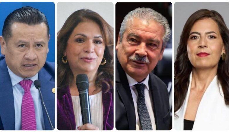 Carlos Torres Piña, Fabiola Alanís, Raúl Morón.y Gabriela Molina