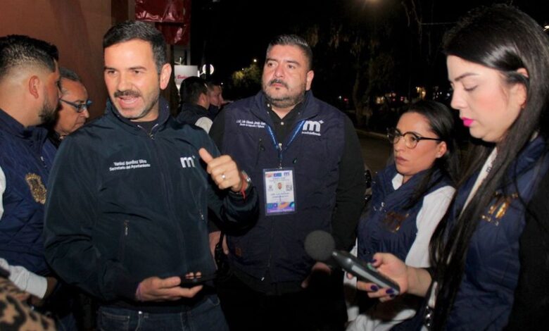 Yankel Benítez en operativo contra ruido excesivo en bares