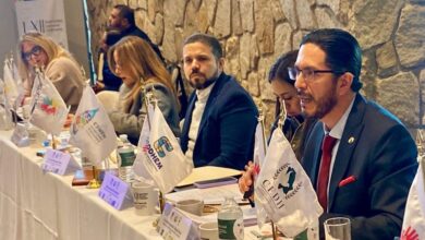 Josué Mejía en evento de la ONU-DH