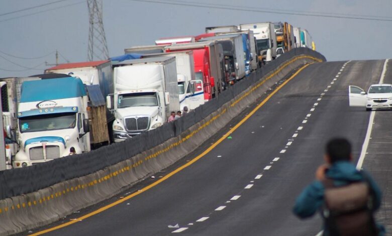 megabloqueo, Transportistas