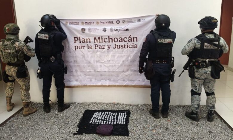 Aseguran metanfetamina