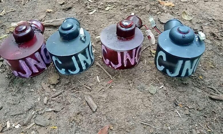 Apatzingán, Explosivos