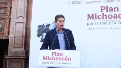 Alfonso Martínez en discurso sobre el Plan Michoacán