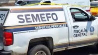 Camioneta del Semefo