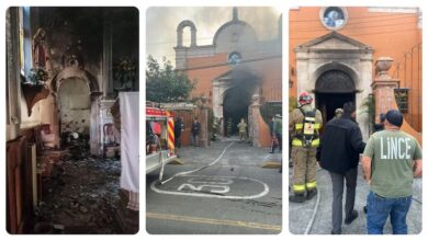 Incendio en Templo de la Sagrada Familia