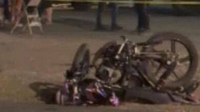 Motocicleta accidentada