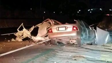 Fuerte accidente automovilístico