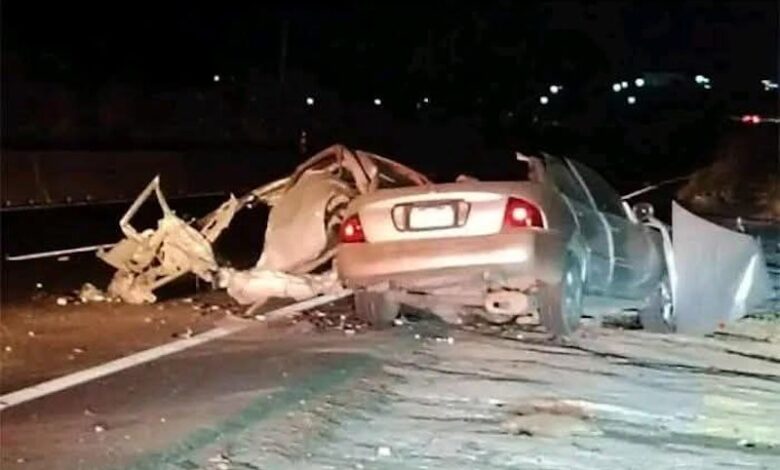 Fuerte accidente automovilístico