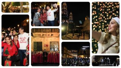 Encendido navideño en Morelia
