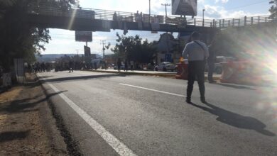 Morelia, normalistas, bloqueo
