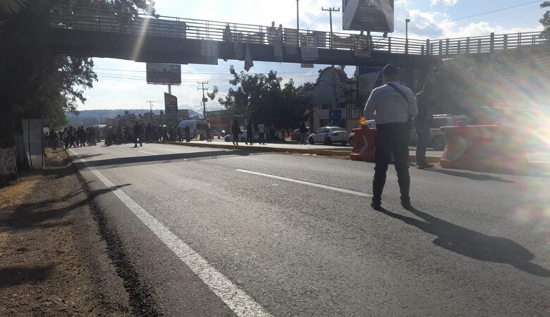 Morelia, normalistas, bloqueo