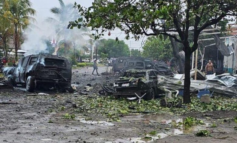 Coche bomba estalla en Coahuayana