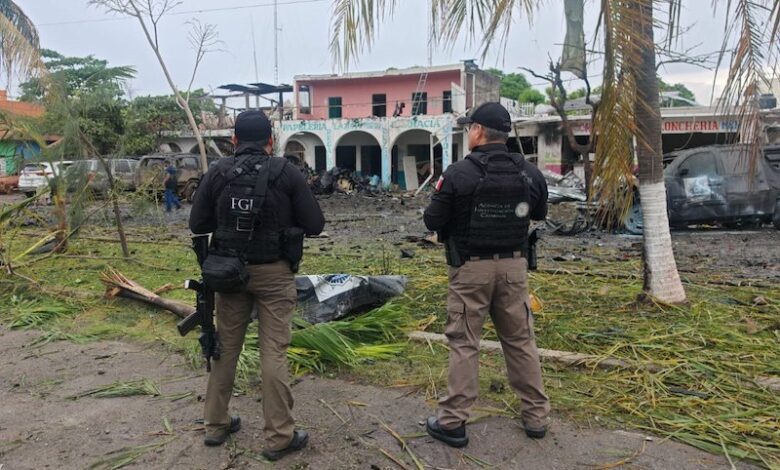 Explosión de coche bomba en Coahuayana