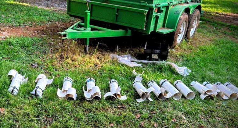 Explosivos asegurados