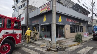 Incendio en Sabri Pollo