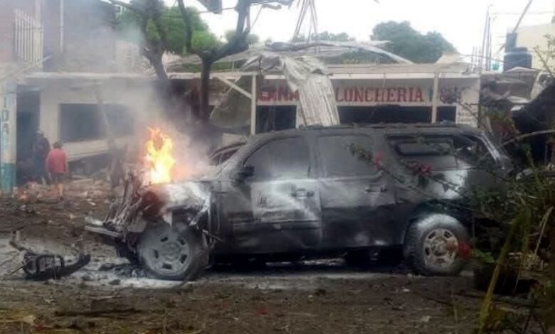 Estalla coche bomba en Coahuayana