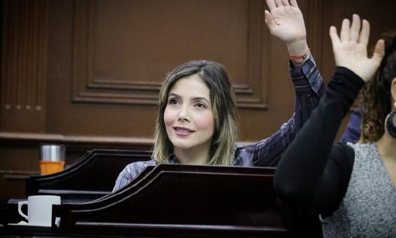 Brissa Arroyo en su curul