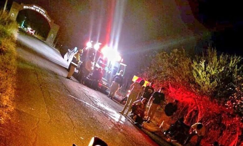 Accidente de motocicleta