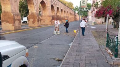 Limpieza del Acueducto de Morelia