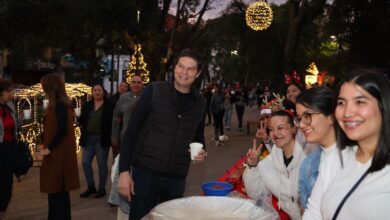 Alfonso Martínez en posada navideña