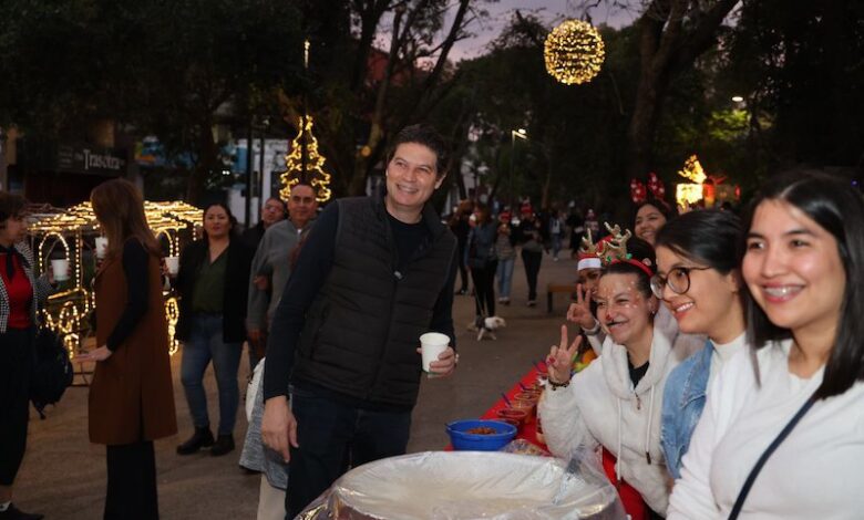 Alfonso Martínez en posada navideña