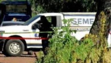 Camioneta del Semefo