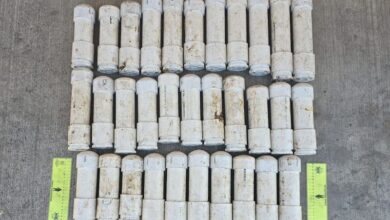 Explosivos asegurados