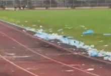 Pista Atlética, Venustiano Carranza, Basura