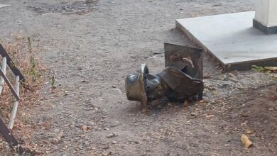 Hipólito Mora, vandalismo